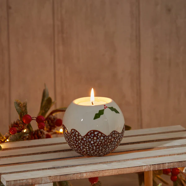 Langs Christmas Pudding Tealight Holder