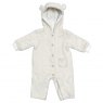 Albetta Polar Bear Off White Fur Hooded Romper