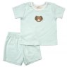 Albetta Boucle Applique Puppy Short Set 6-12months