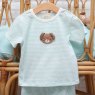 Albetta Boucle Applique Puppy Short Set 6-12months