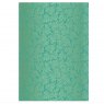 Sara Miller Gold Leaves Jade Flat Wrapping Paper
