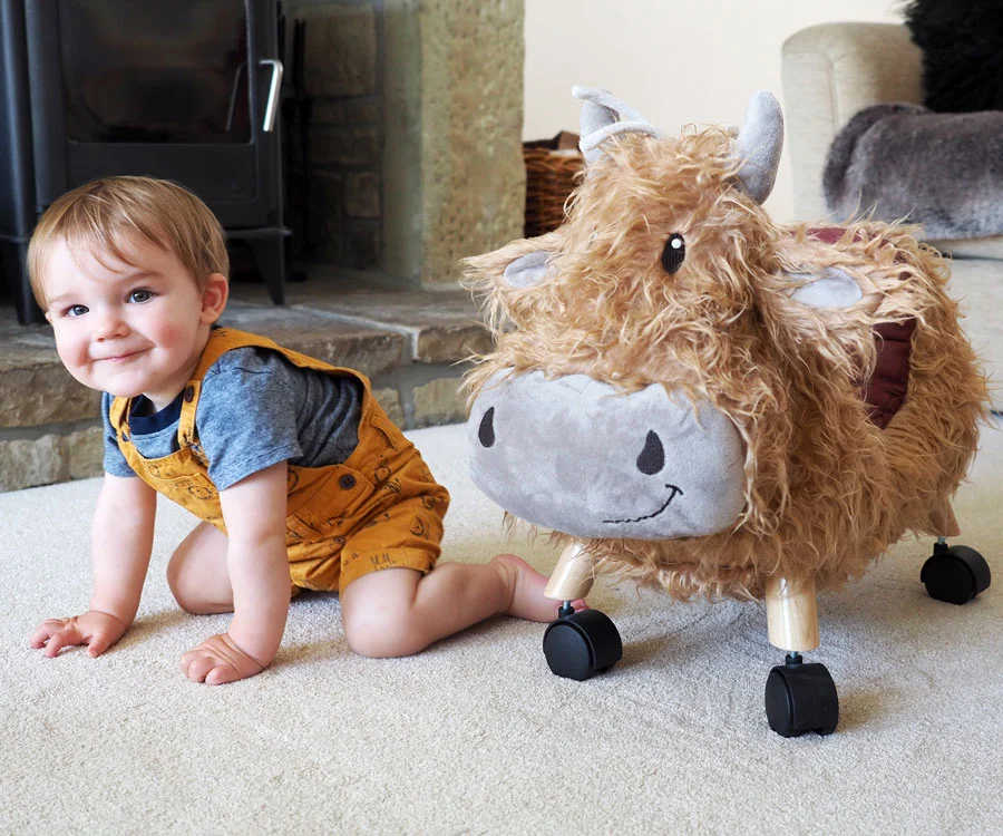 Hubert Highland Cow Ride On Toy