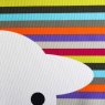 Herdy Peep Stripe Tea Towel