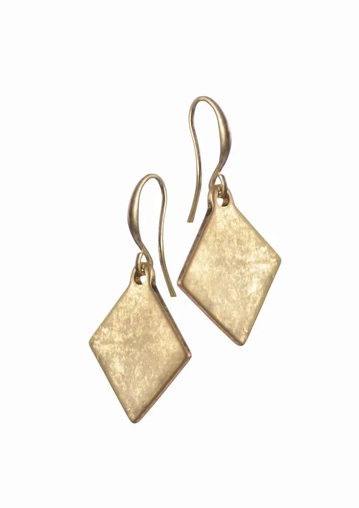 Hot Tomato Solo Diamond Life Drop Earrings