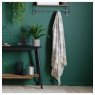 Simply Organic Stripe Throw Blue