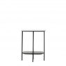 ARAN BENLLYN Side Table White Marble