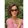 Powder Fallon Luxe Sunglasses Mahogany/Nude