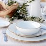 ECP Designs Limited Sardegna White Footed Serving Bowl 26cm