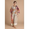 Powder Orchid & Iris Kimono Gown Coconut