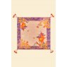Powder Tropical Hummingbird Silk Scarf