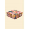 Powder Tropical Hummingbird Silk Scarf