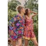 Powder Floral Tiger Face Supersoft Summer Pyjamas