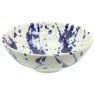Ivanros Blue Splatter Pasta Bowl