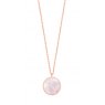 Tipperary Crystal Full Moon Pendant Rose Gold