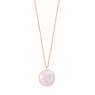 Tipperary Crystal Full Moon Pendant Rose Gold