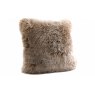 Faux Cream Fur Cushion - Large