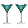 Artland Set of 2 Peacock Martinis