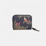 Sara Miller Smokey Blue Birds Small Zip Purse