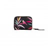 Sara Miller Black Bamboo Small Zip Purse