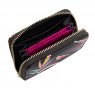 Sara Miller Black Bamboo Small Zip Purse