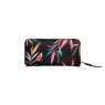 Sara Miller Black Bamboo Large Zip Purse