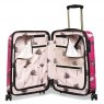 Sara Miller Small Pink Heron 4 Wheel Cabin Trolley