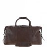 Ashwood Austin Leather Holdall Brown