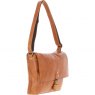 Ashwood David Large Leather Messenger Bag - Tan