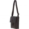 Ashwood Dean Small Leather Messenger Bag Brown