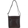 Ashwood Dean Small Leather Messenger Bag Brown