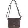 Ashwood Dom Leather Body Bag - Brown