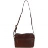 Ashwood Leather Cross Body Handbag Chestnut Tan Large