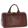 Ashwood Leather Medium Holdall Chestnut Tan