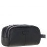 Ashwood Leather Wash Bag Black