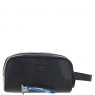 Ashwood Leather Wash Bag Black