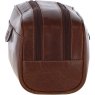 Ashwood Leather Wash Bag Chestnut Tan