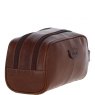 Ashwood Leather Wash Bag Chestnut Tan