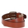 Ashwood Mens Leather Belt Wide - Tan