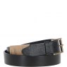 Ashwood Mens Leather Belt - Black