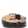 Ashwood Mens Leather Chino Belt - Black