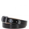 Ashwood Mens Leather Chino Belt - Black