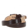 Ashwood Mens Leather Chino Belt - Brown