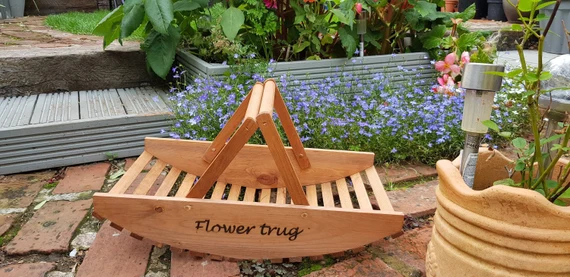 Fallen Fruits Wooden Flower Trug