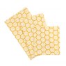 The Kitchen Pantry Pack of 3 Beeswax Wraps White Honeycomb
