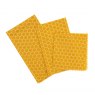 The Kitchen Pantry Pack of 3 Beeswax Wraps Yellow Honeycomb