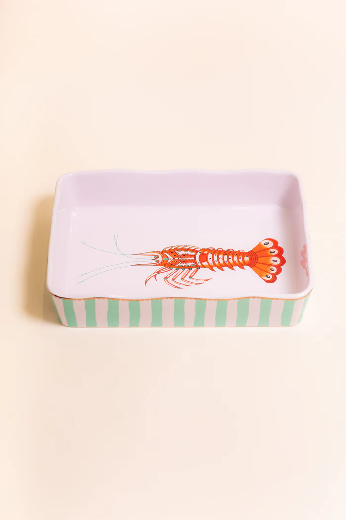Yvonne Ellen Large Rectangular Roaster Lobster