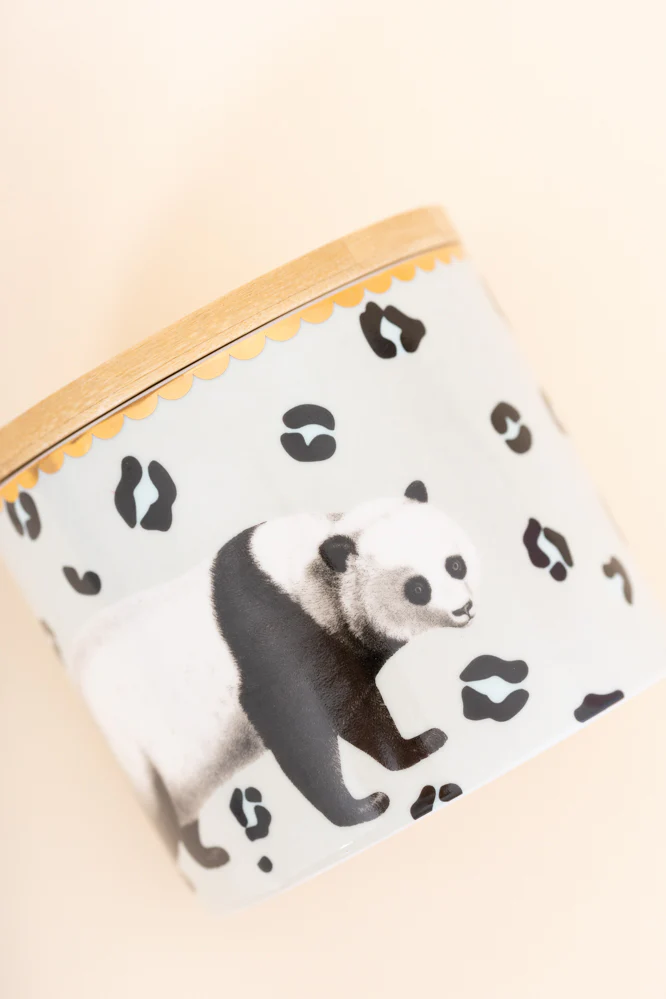 Yvonne Ellen Small Storage Jar Panda