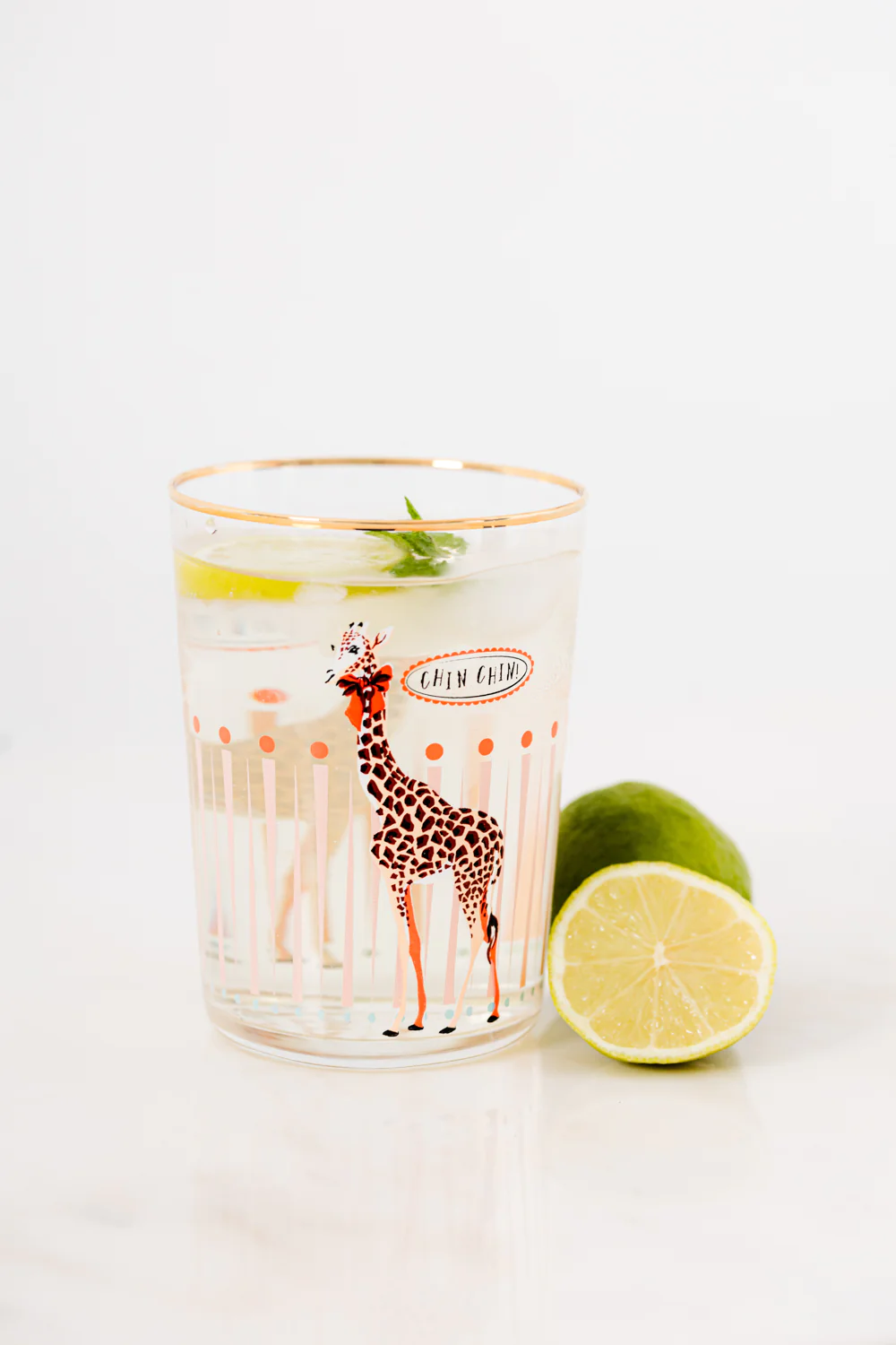 Yvonne Ellen Giraffe Hi Ball Glass 55cl