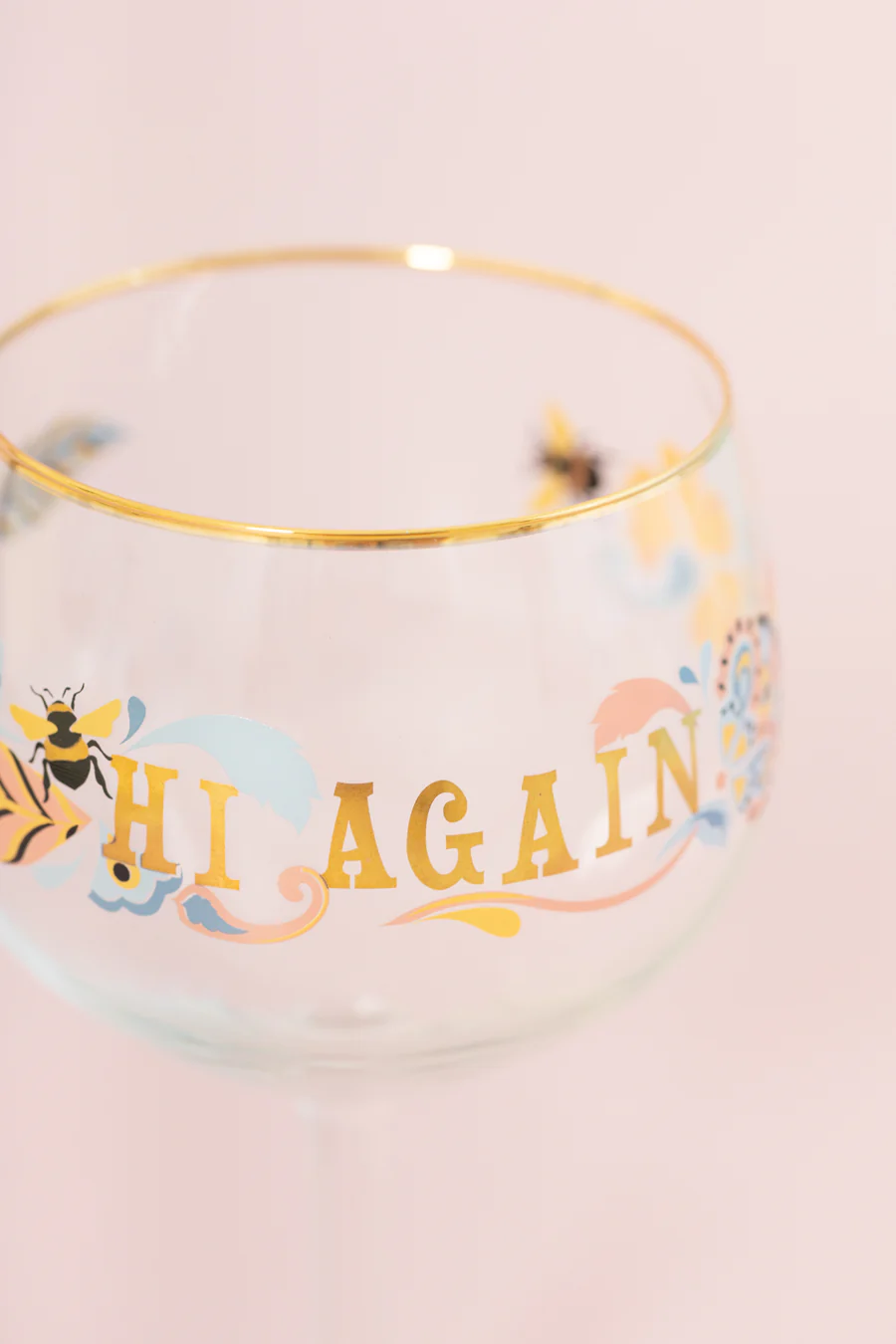 Yvonne Ellen Slogan Gin Glass