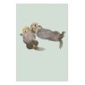 Ben Rothery Sea Otters Greeting Card
